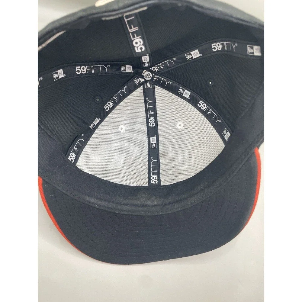 New Era 59Fifty Authentic On Field Fitted Hat Baltimore Orioles 7 1/2 Multi EUC